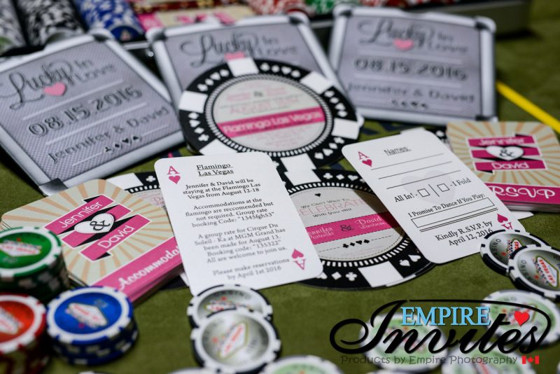 Poker Wedding Invitations